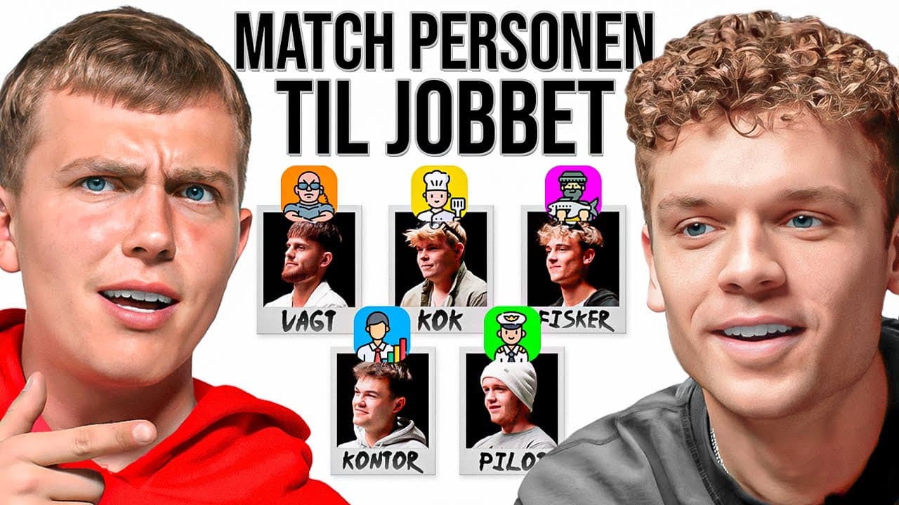 Match Personen Til Jobbet ft. Rasmus Brohave
